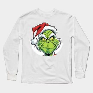 Grumpy Grinch Long Sleeve T-Shirt